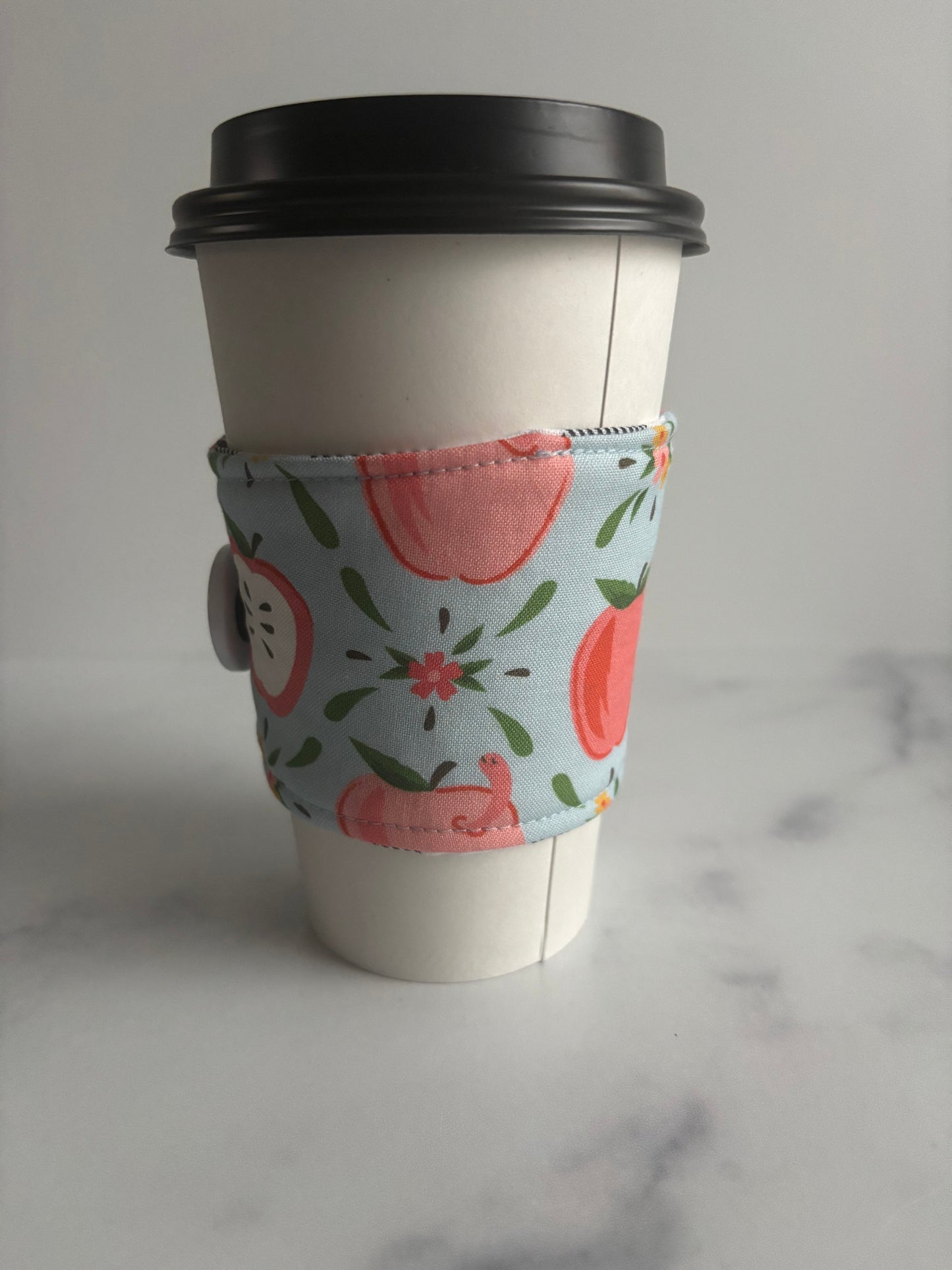 Apples & Wiggles - Reusable Coffee Sleeve