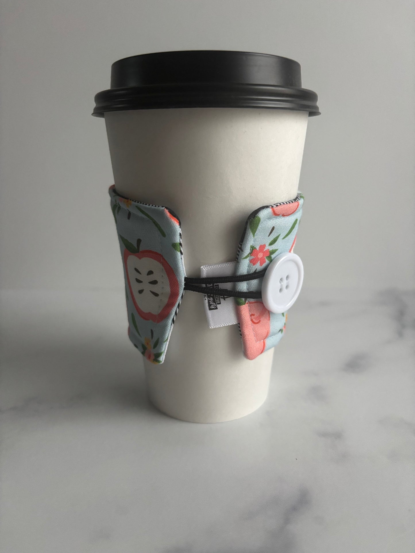Apples & Wiggles - Reusable Coffee Sleeve