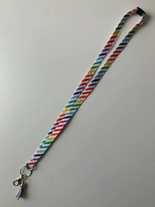 Rainbow Stripes - Lanyard