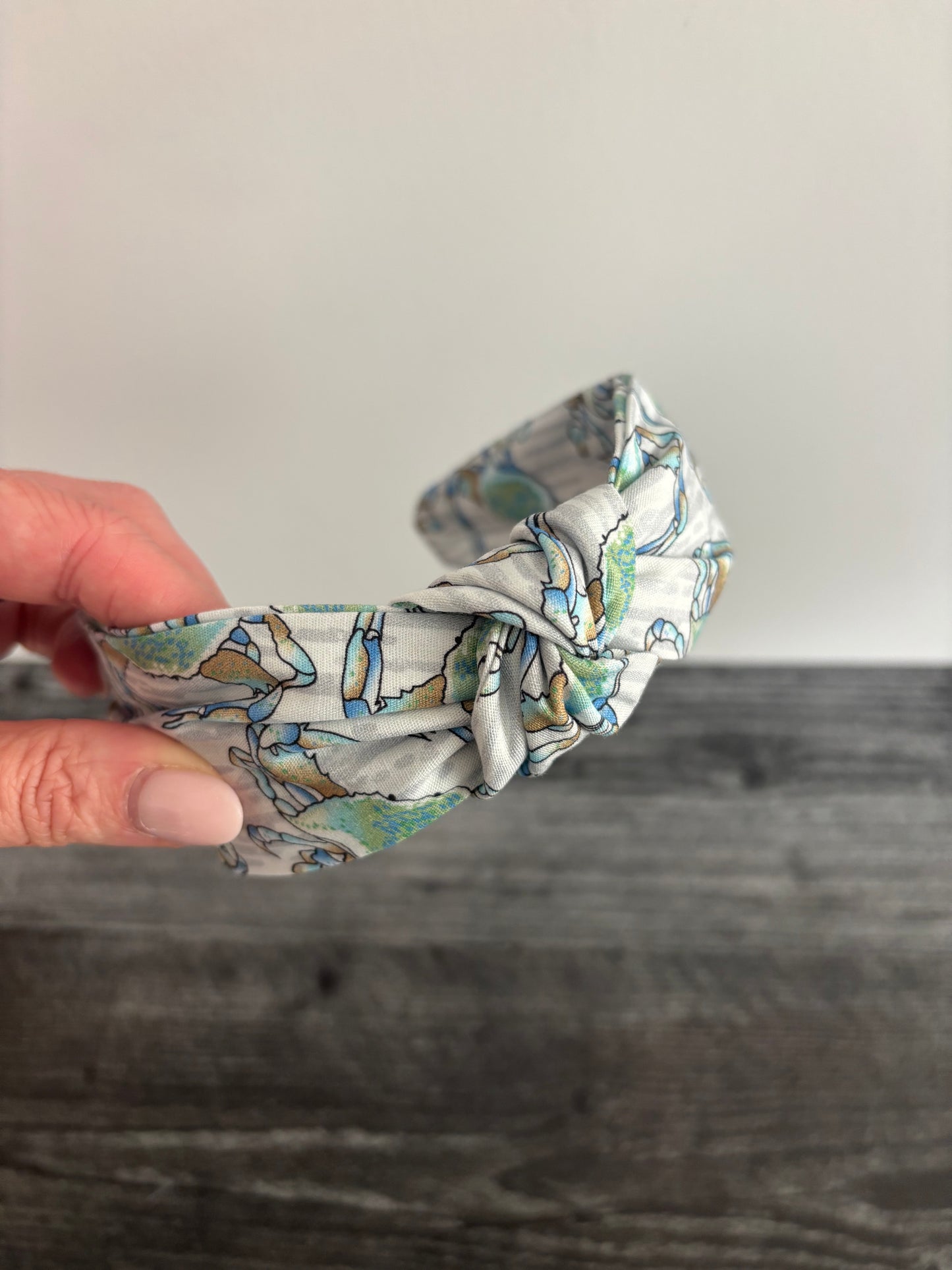 Blue Crab - Knotted Headband