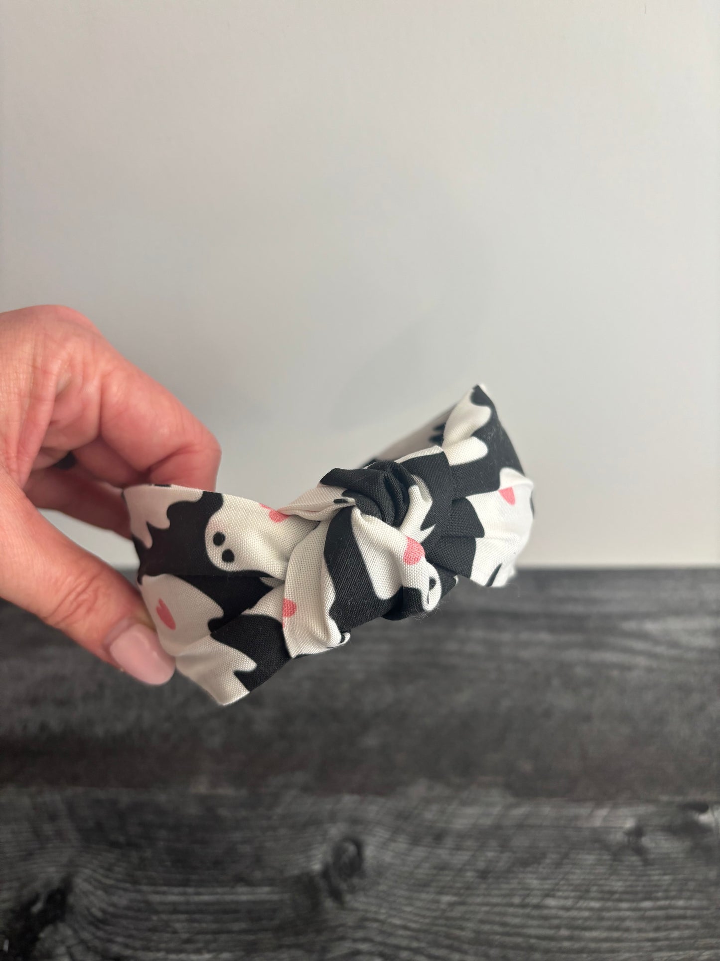 Ghosts and Hearts - Knotted Headband