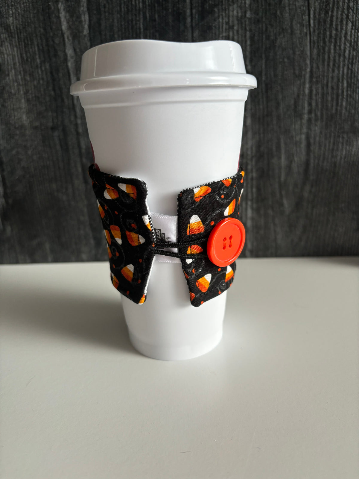 Sparkly Candy Corn - Reusable Coffee Sleeve