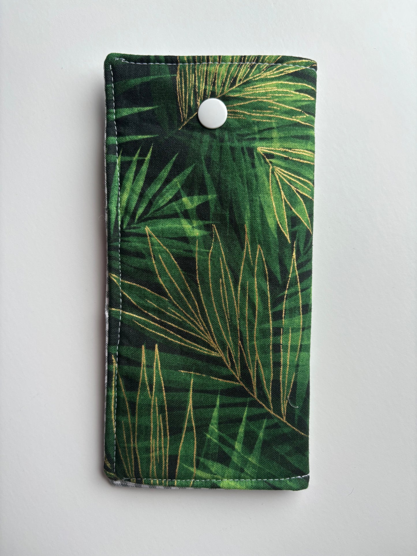 Green and Gold Ferns - Glasses Case