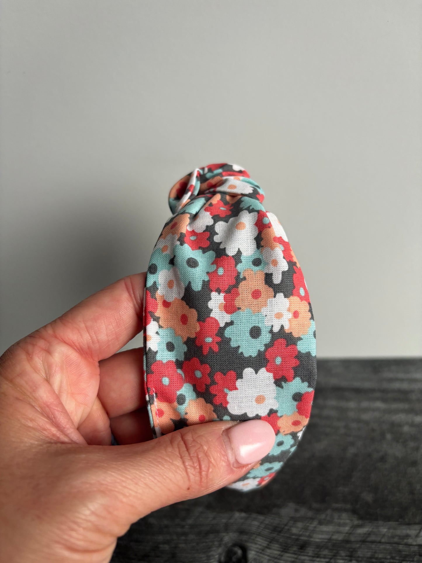 Retro Floral - Knotted Headband