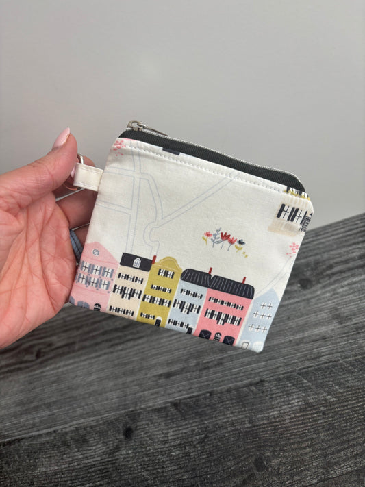 Rainbow Row - Zippered Pouch (Mini Sized)
