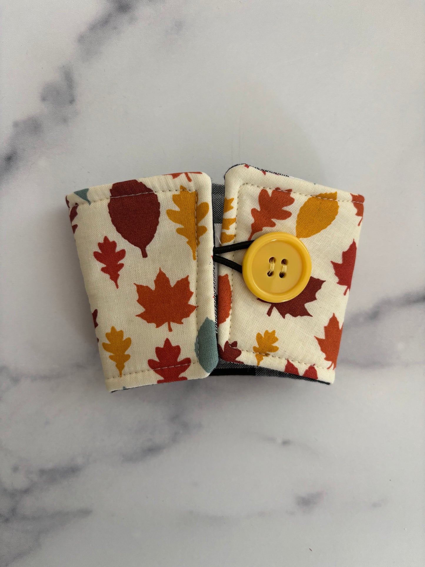 Leaf Stamps - Reusable Coffee Sleeve