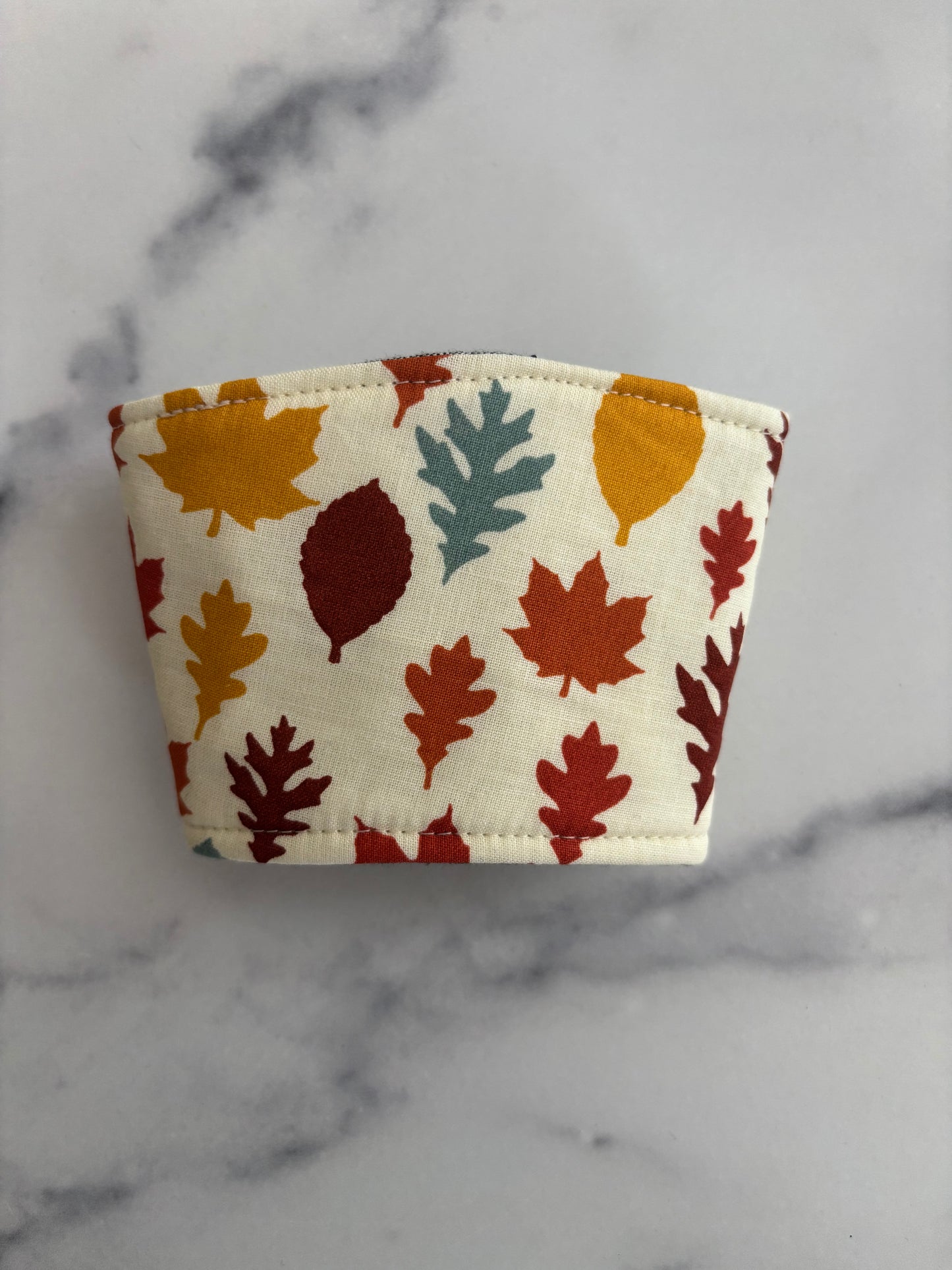 Leaf Stamps - Reusable Coffee Sleeve