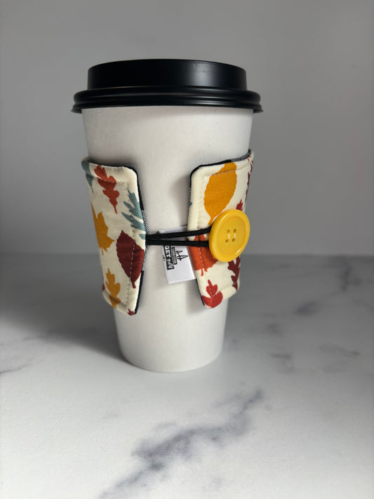 Leaf Stamps - Reusable Coffee Sleeve