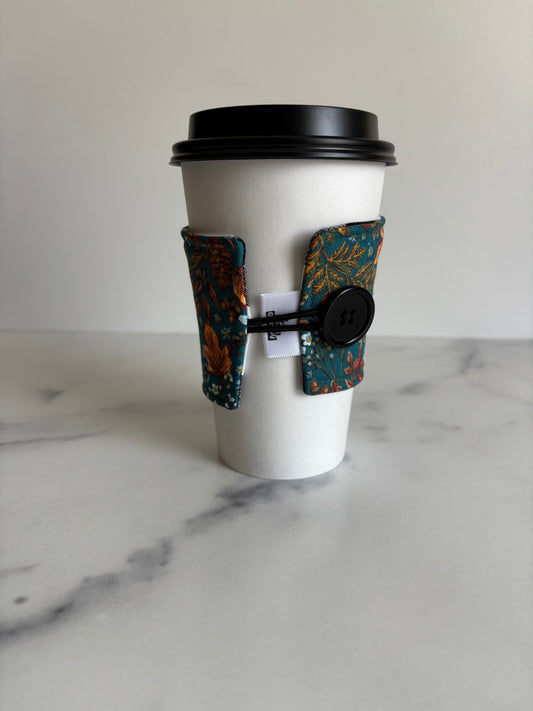 Autumn Floral - Reusable Coffee Sleeve