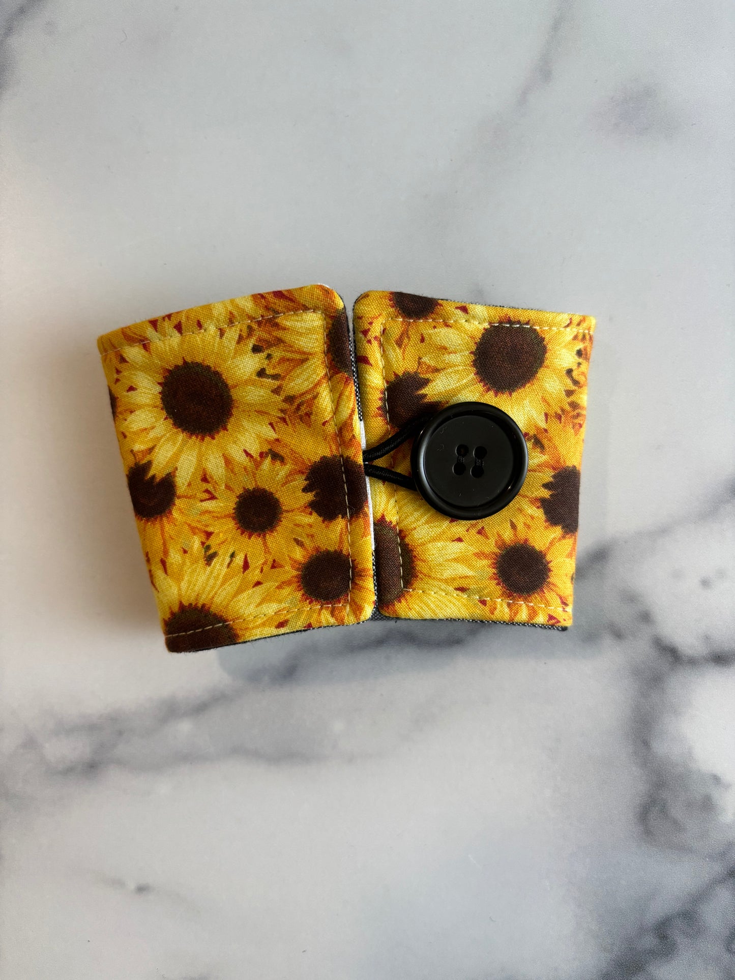 Harvest Sunflowers  - Reusable Coffee Sleeve