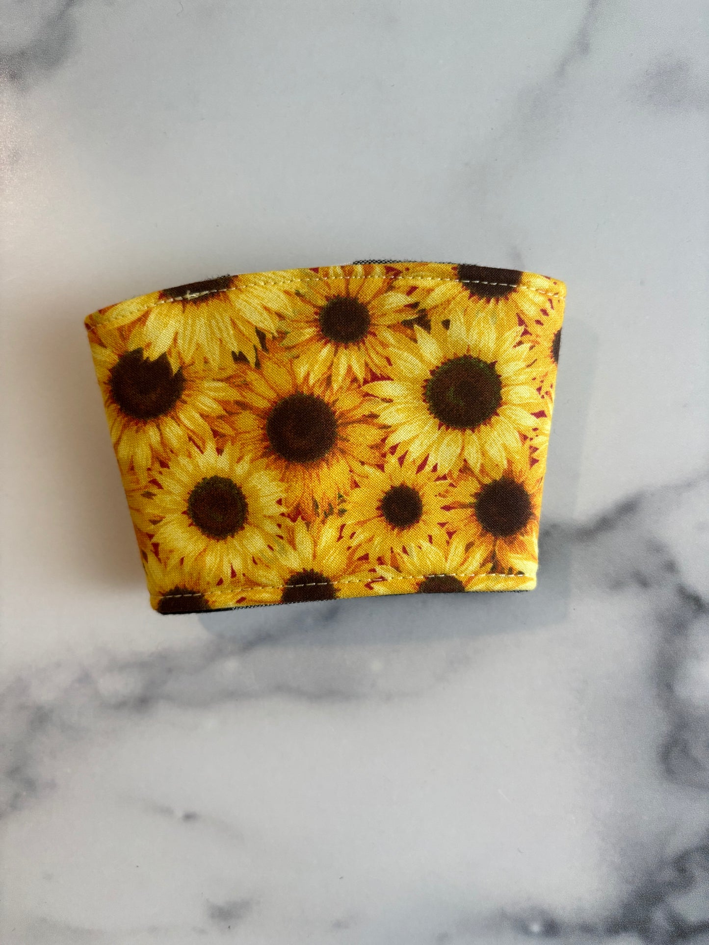 Harvest Sunflowers  - Reusable Coffee Sleeve
