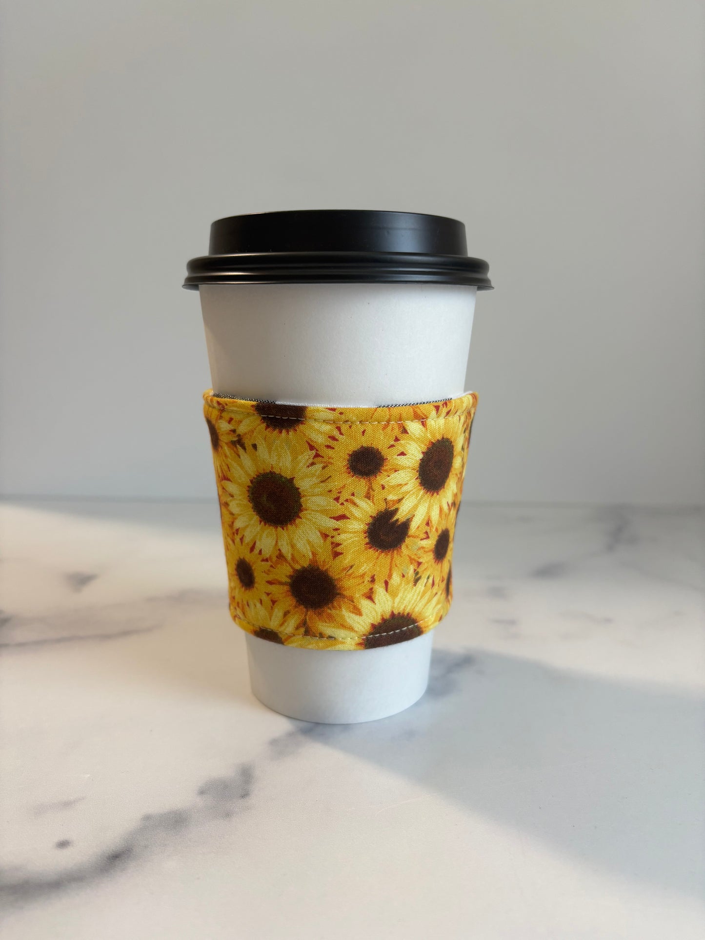 Harvest Sunflowers  - Reusable Coffee Sleeve