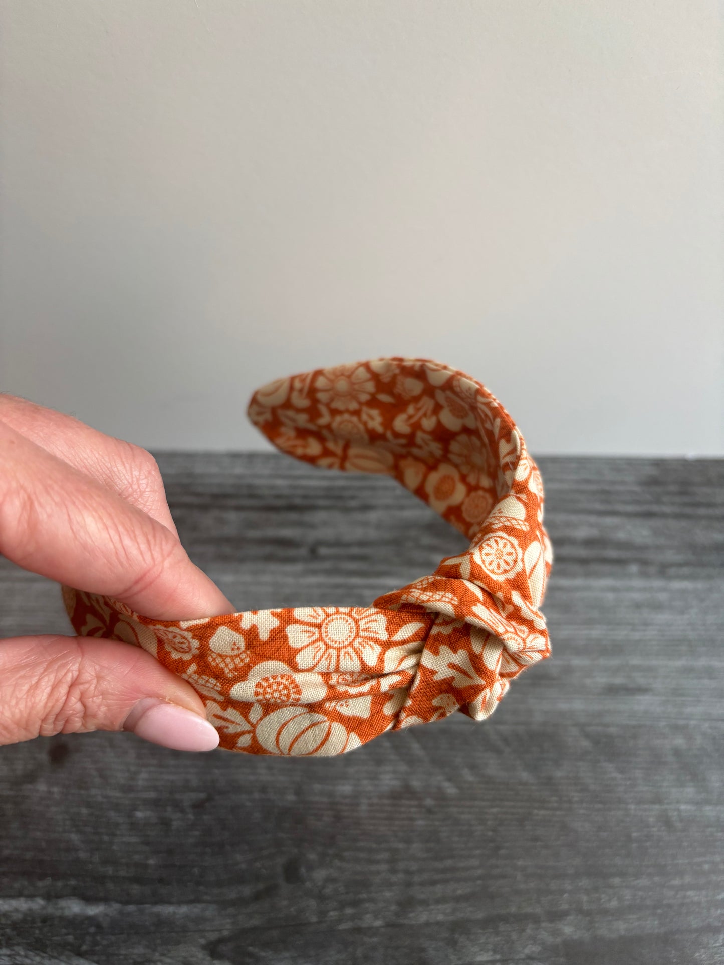 Autumn Afternoon Pumpkins - Knotted Headband