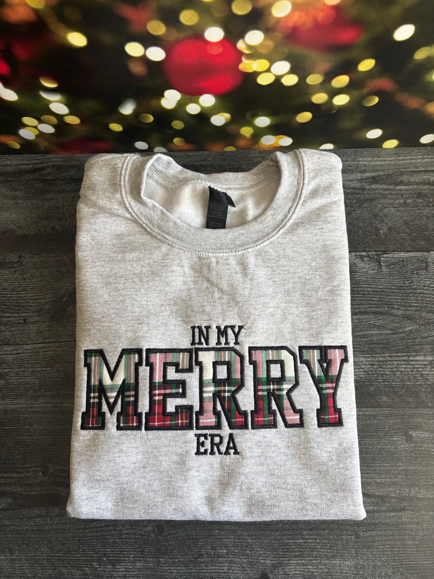 In My Merry Era - Custom Appliqué Sweatshirt