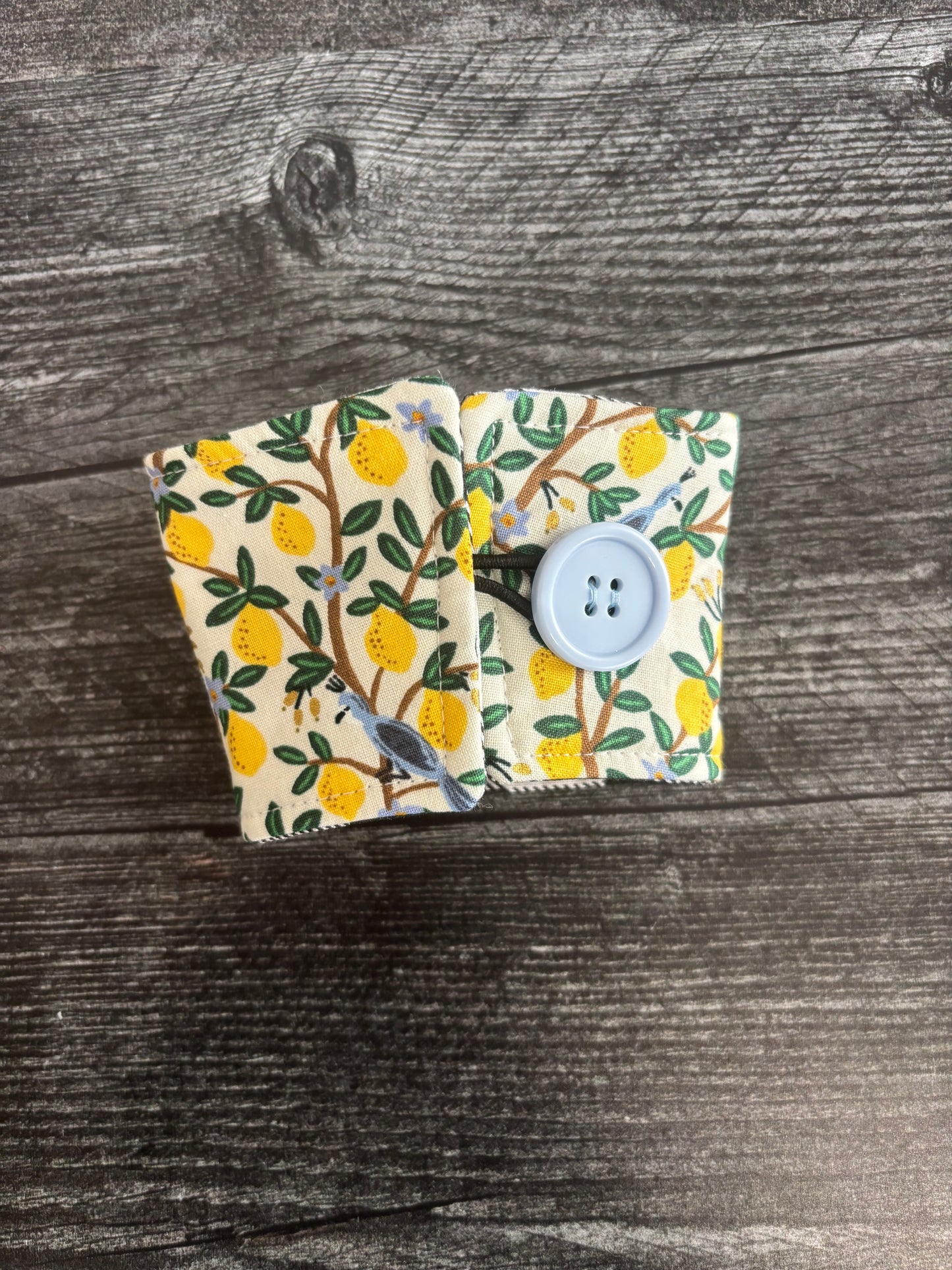 Lemon Grove Cream - Reusable Coffee Sleeve
