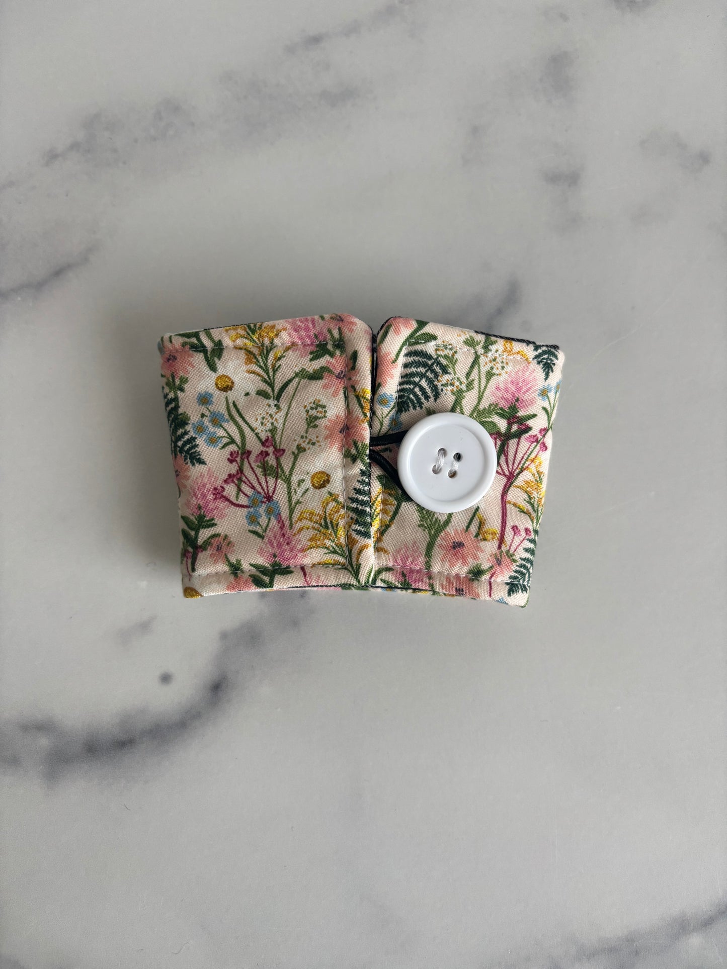 Wildwood Wildflowers Pink - Reusable Coffee Sleeve