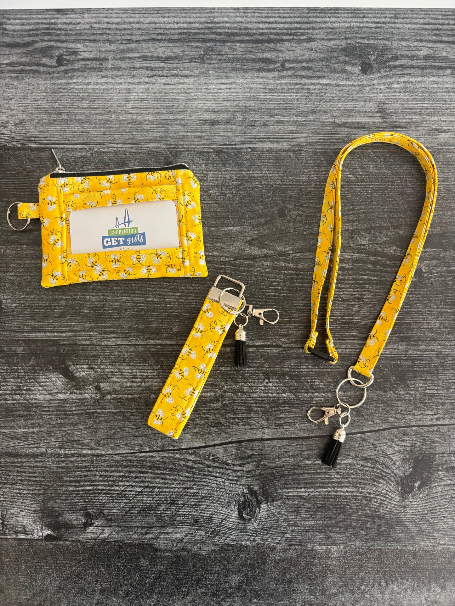 Sparkly Bees - Lanyard