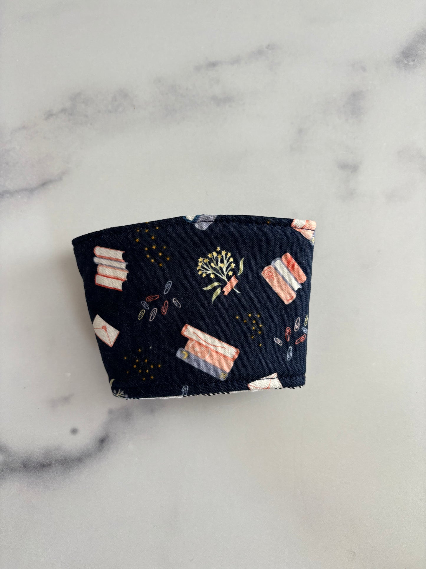 Between the Pages - Reusable Coffee Sleeve