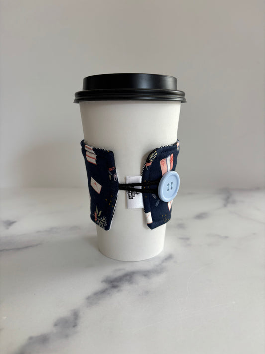 Between the Pages - Reusable Coffee Sleeve