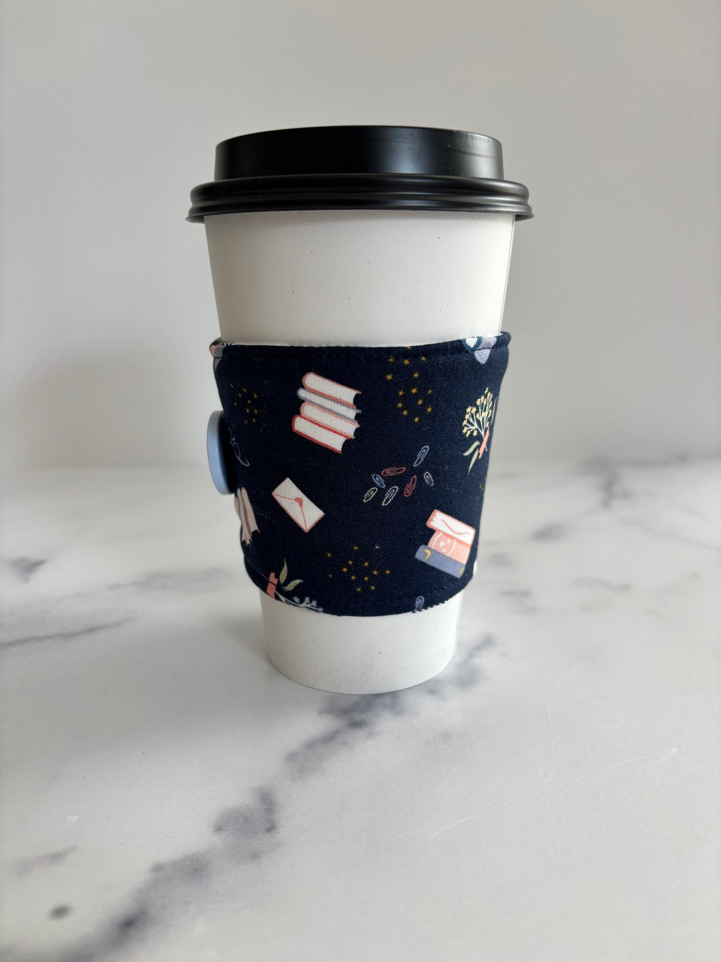 Between the Pages - Reusable Coffee Sleeve