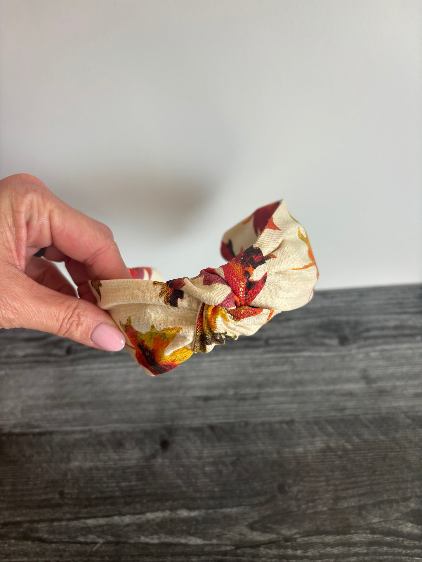 Sparkly Fall Leaves - Knotted Headband
