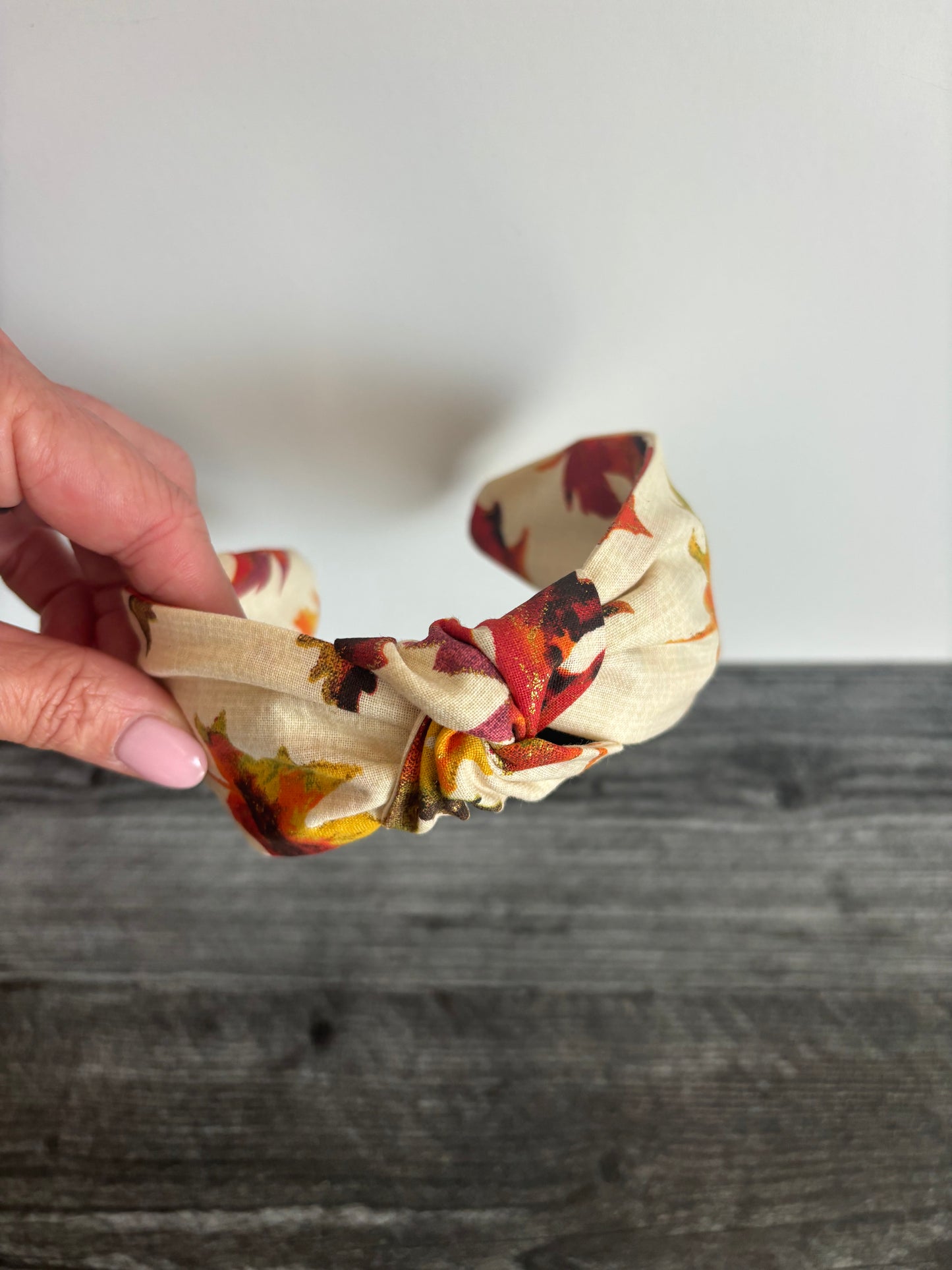 Sparkly Fall Leaves - Knotted Headband