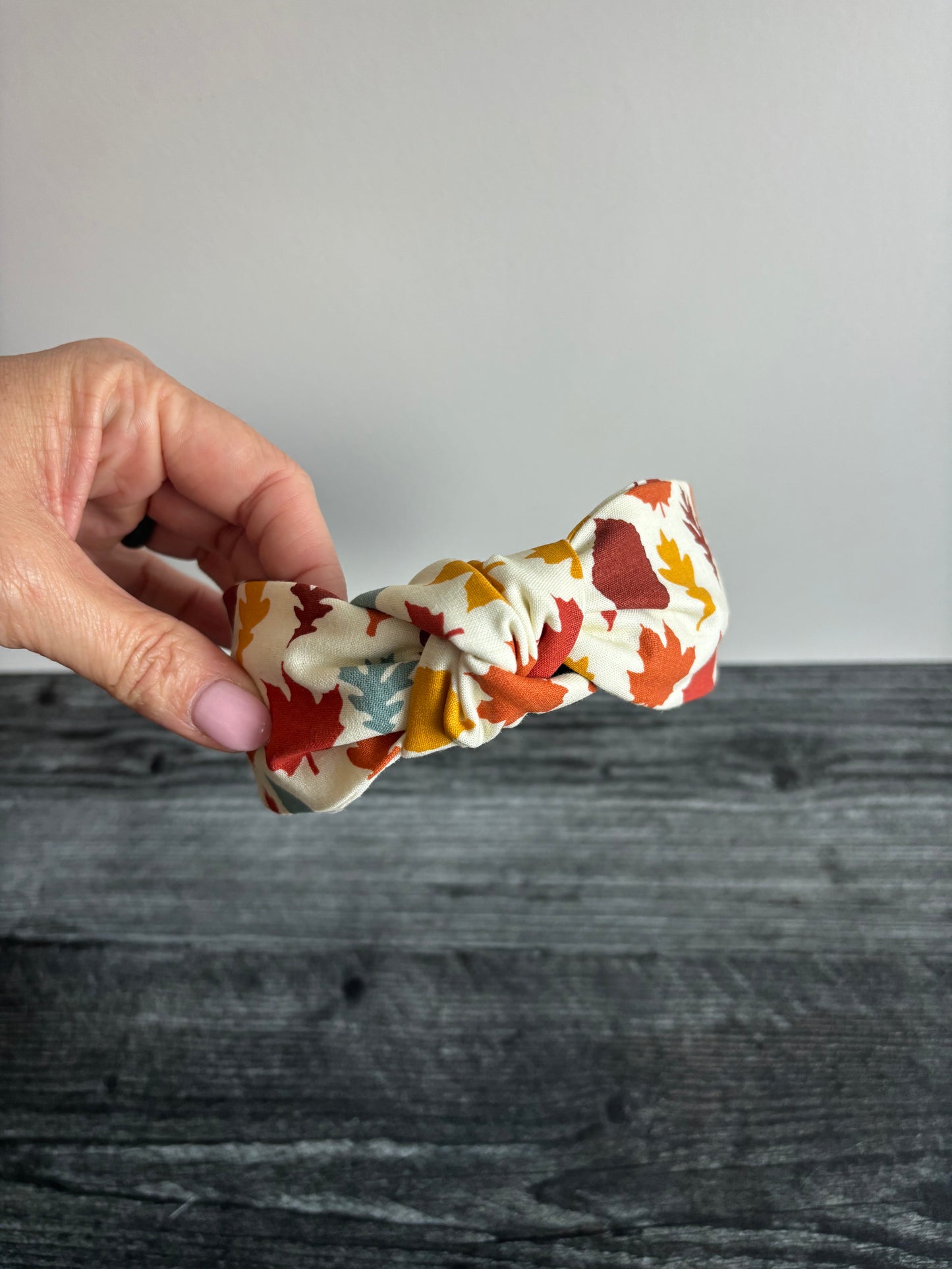 Leaf Stamps - Knotted Headband