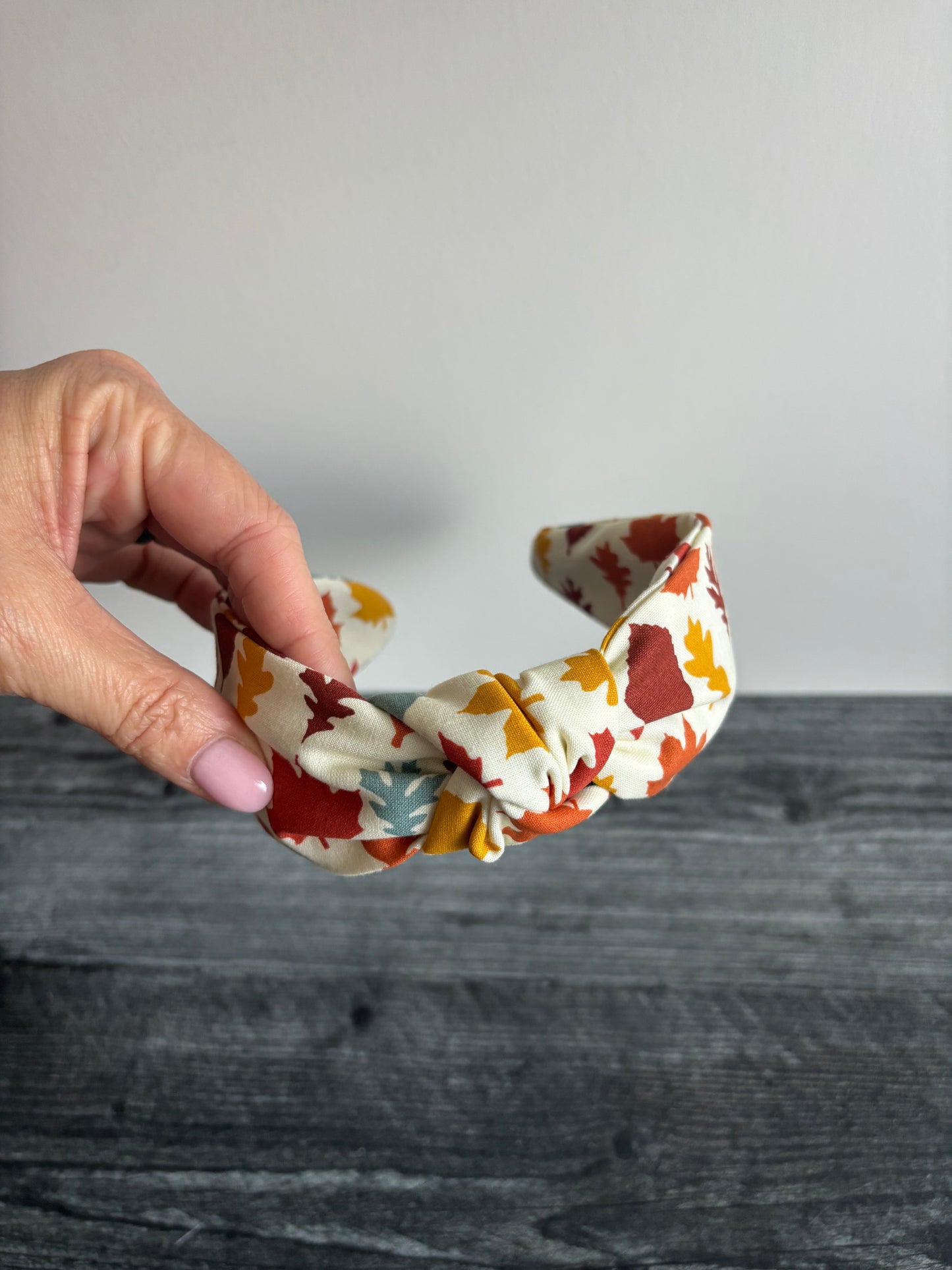 Leaf Stamps - Knotted Headband