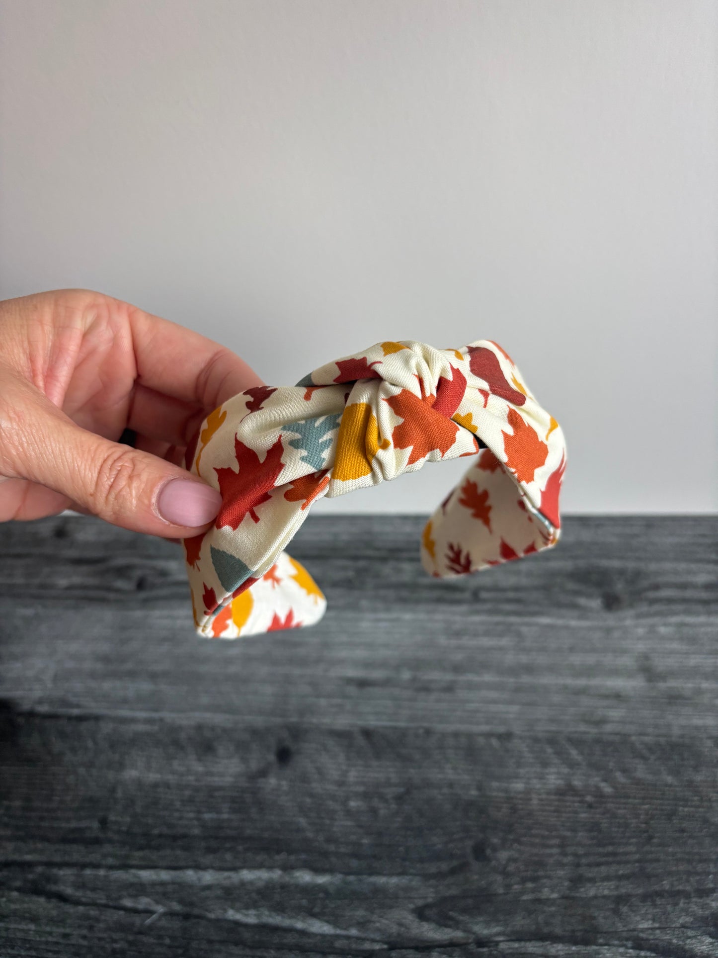 Leaf Stamps - Knotted Headband