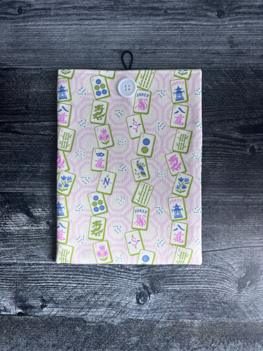 Mah Jongg in Pink - Book Sleeve