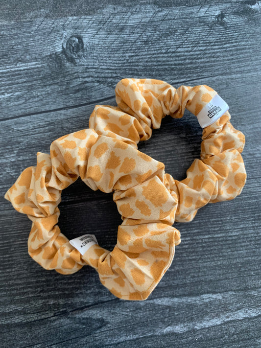 Giraffe Print - Cotton Scrunchie