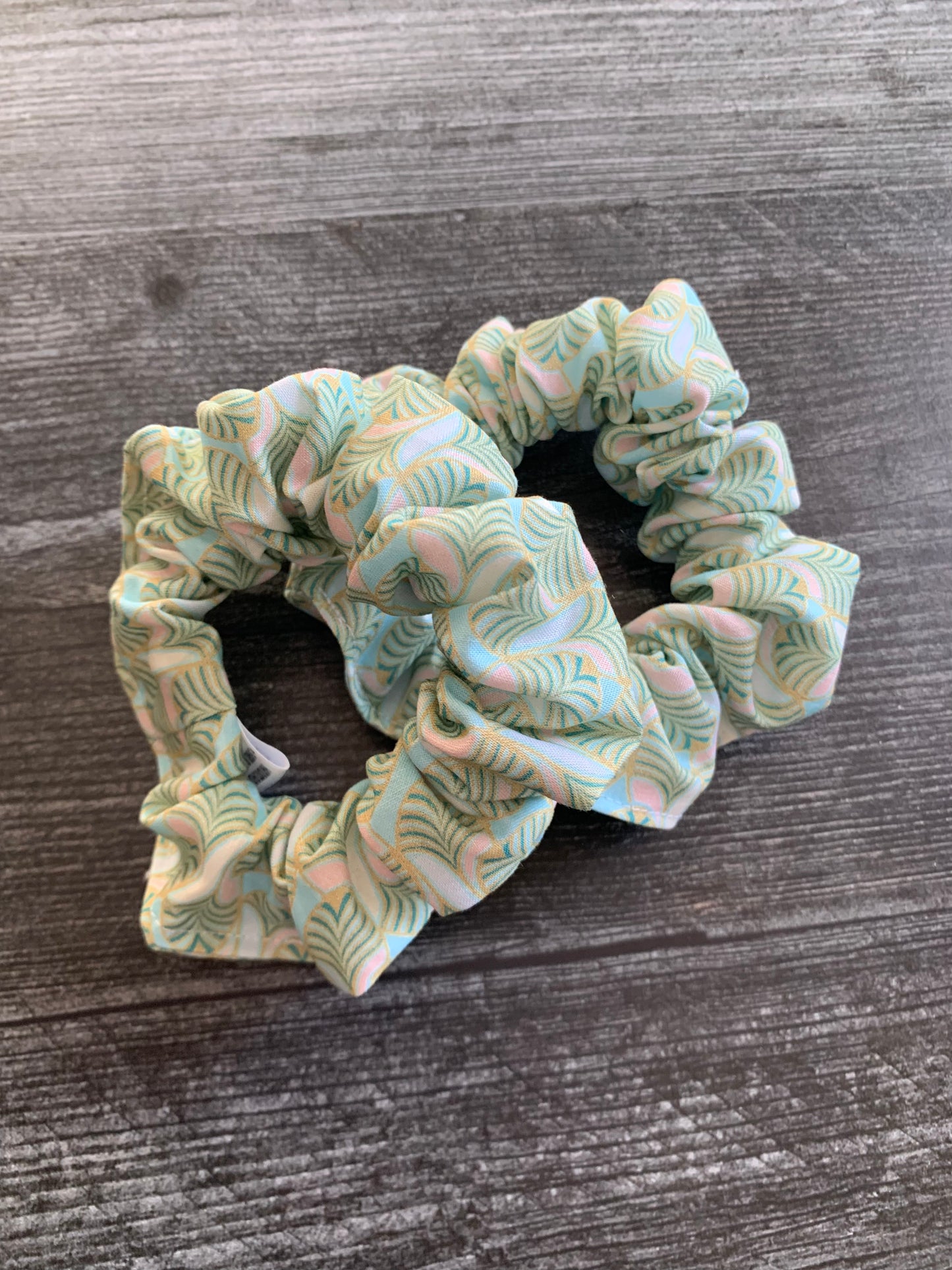 Geometric Pastels - Cotton Scrunchie
