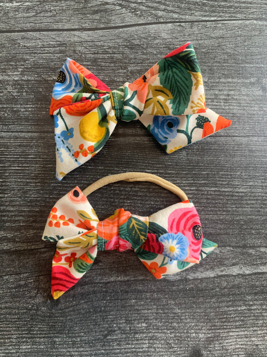Garden Party Cream - Hair Bows