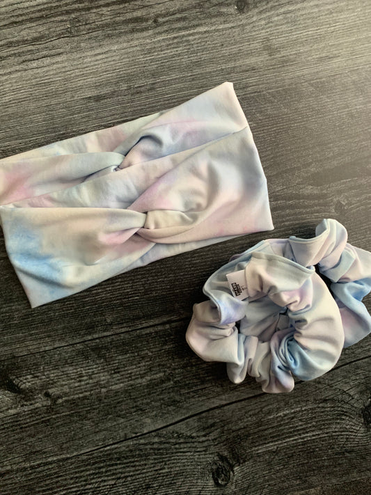Pastel Tie-Dye - Twisted Knit Headbands