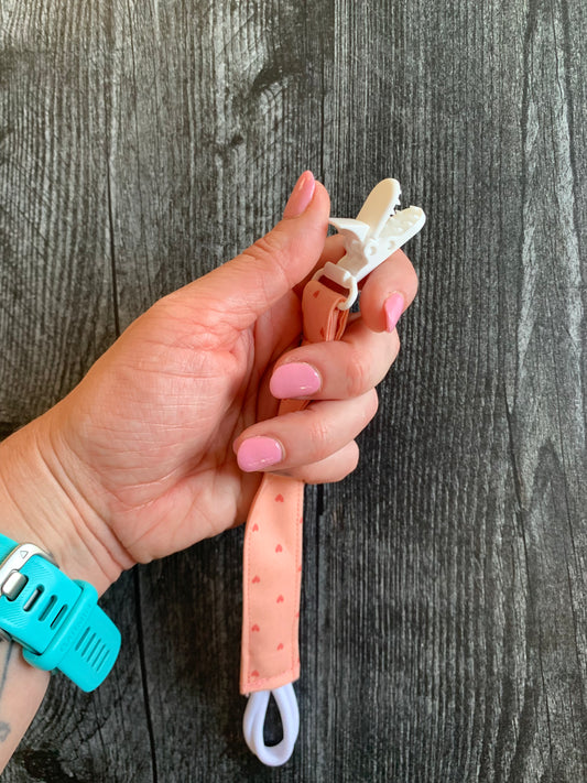 Hearts on Rose - Paci Clip