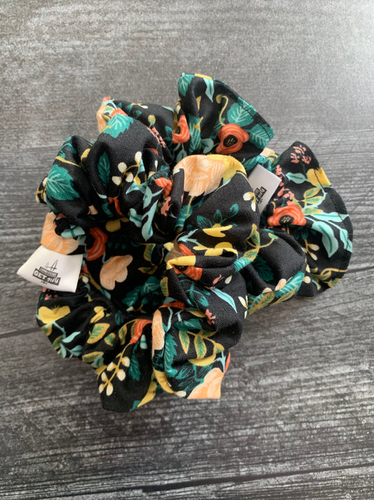 Birch Black - Cotton Scrunchie