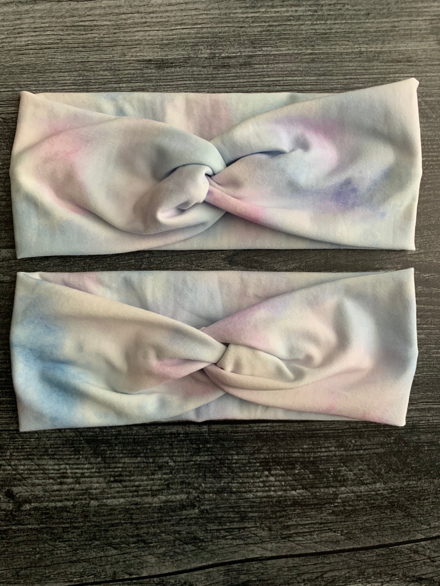 Pastel Tie-Dye - Twisted Knit Headbands