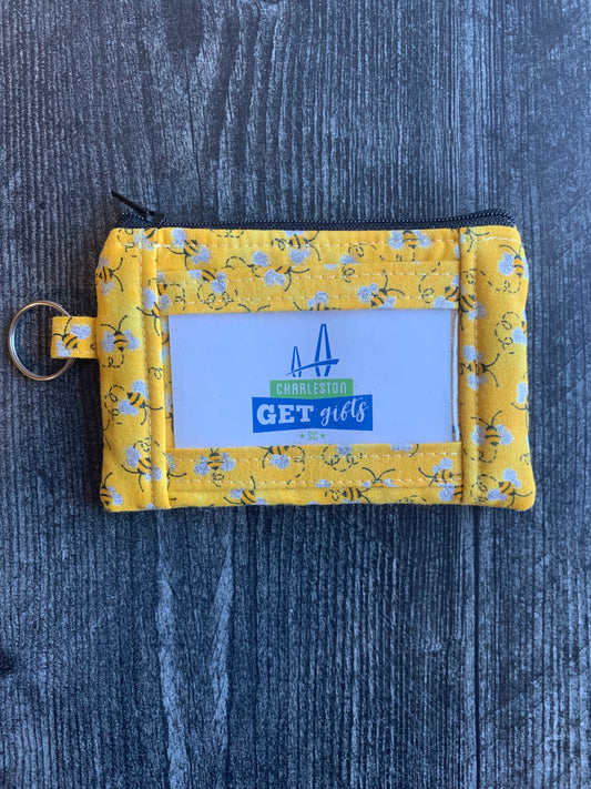 Sparkly Bees - Lanyard/Keychain Wallet