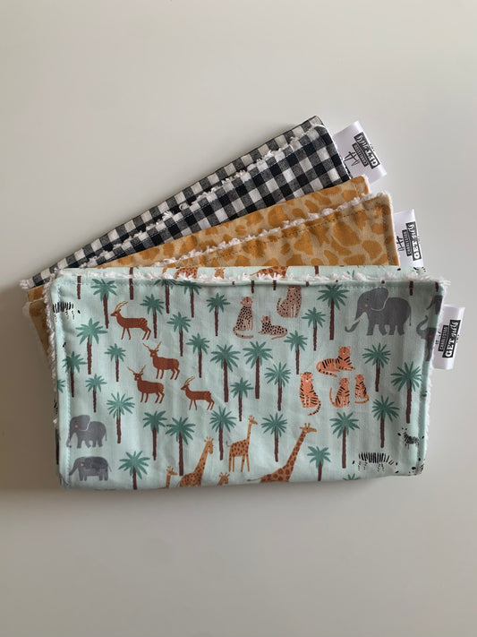 Safari - Burp Cloth Set