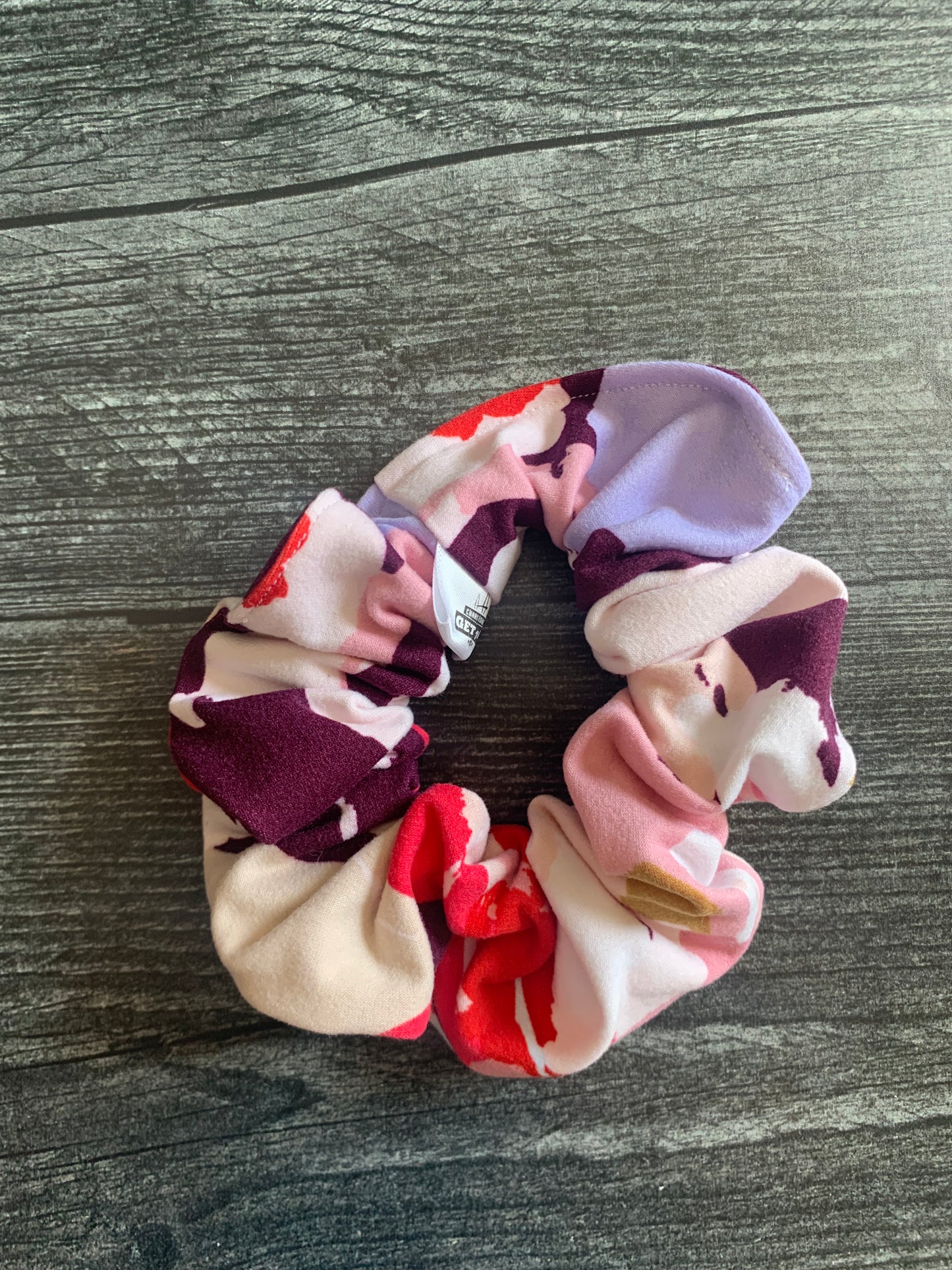 Abstract Pinks - Knit Scrunchie