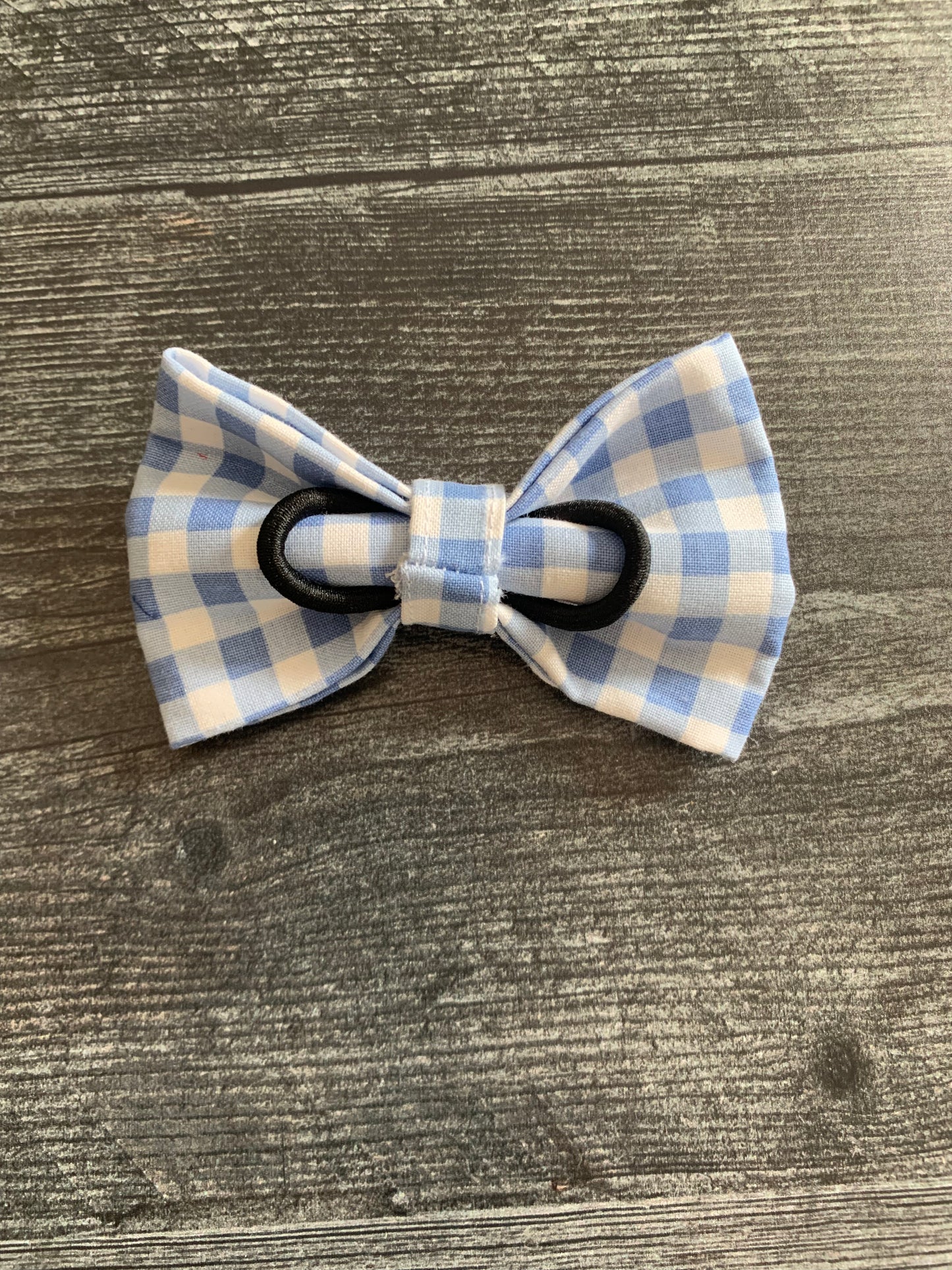 Baby Blue Gingham - Pet Bow Tie