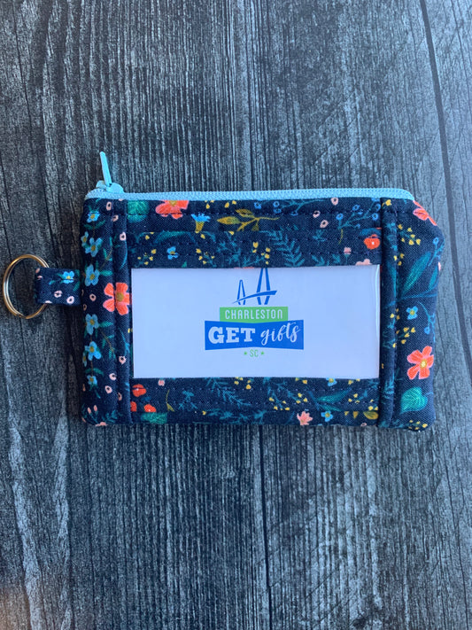 Wildwood Navy - Lanyard/Keychain Wallet
