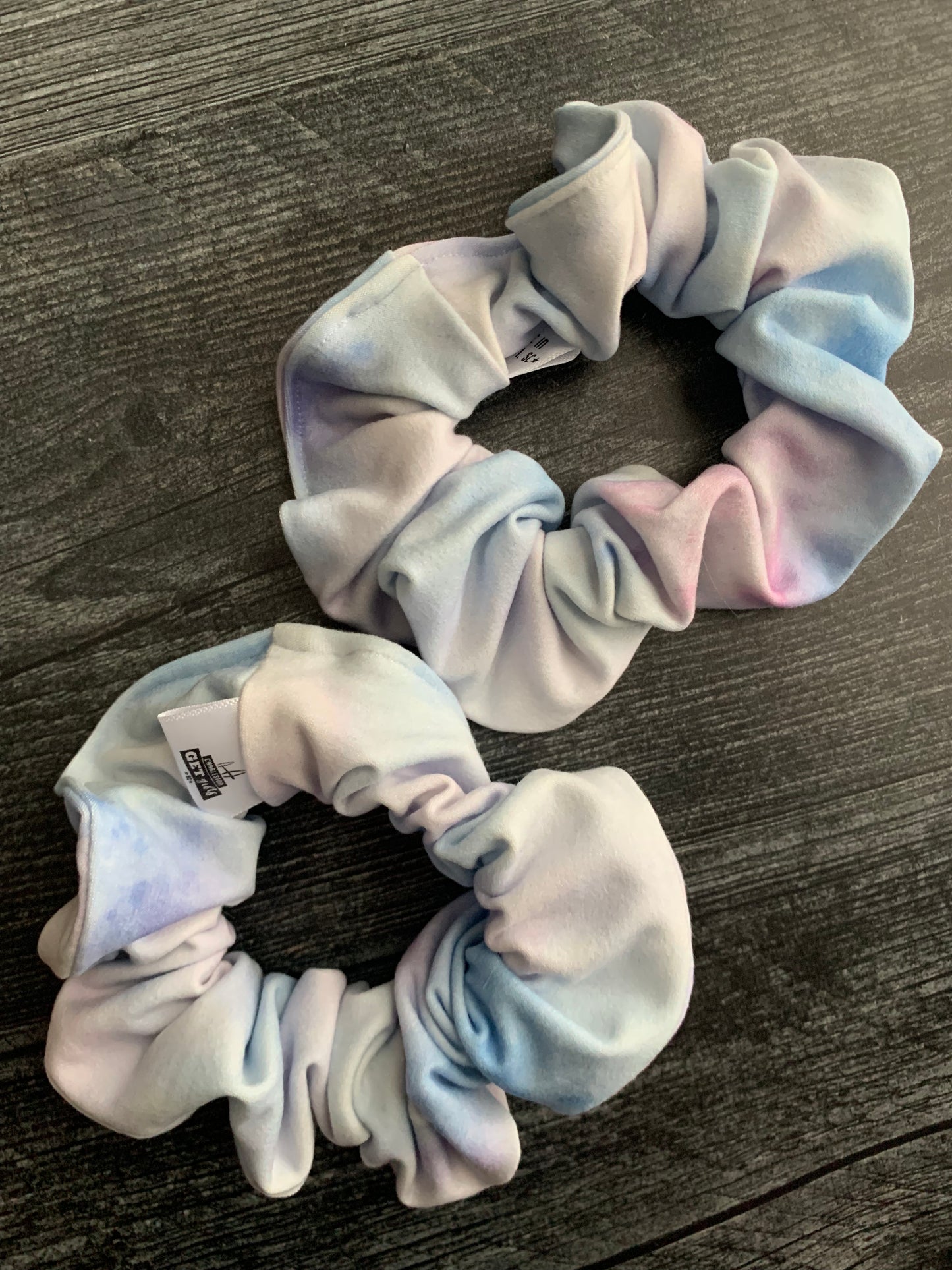 Pastel Tie-Dye - Knit Scrunchie