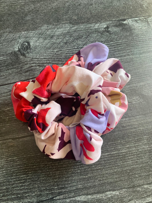 Abstract Pinks - Knit Scrunchie